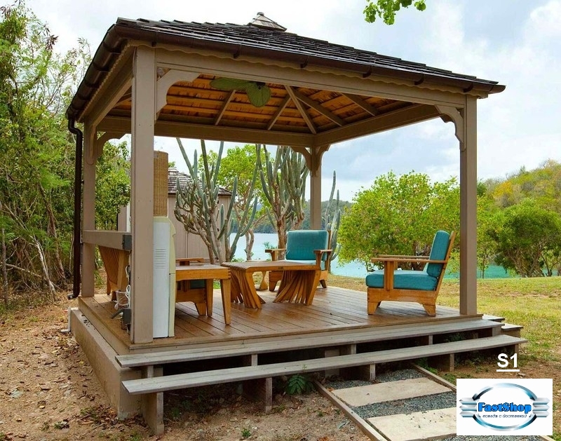 Foisor in stil safari style azur